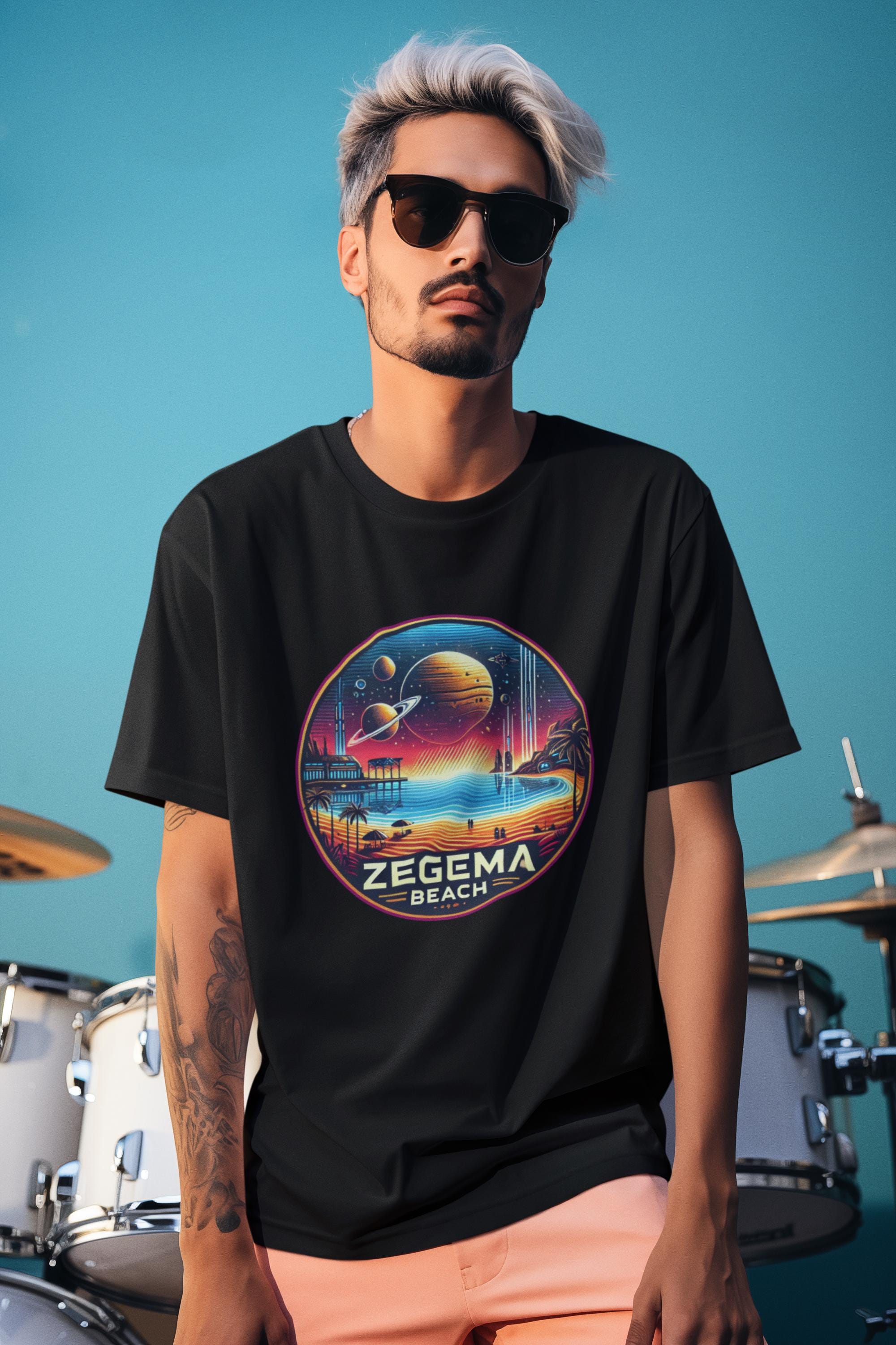 Zegema Beach Sci-fi T-shirt - Starship Troopers Inspired - Etsy