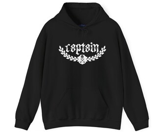 Gray Matter Narcos Handcuff Knot Sweatshirt – Pablo Escobar Sailor's Knot Design – Black Crew Neck Pullover - View #3