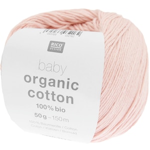 Pink - Baby Organic Cotton - 50g 150m - Rico Design