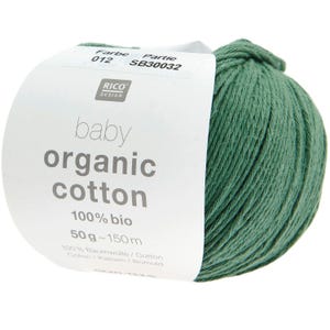 Fir green - Baby Organic Cotton - 50g 150m - Rico Design