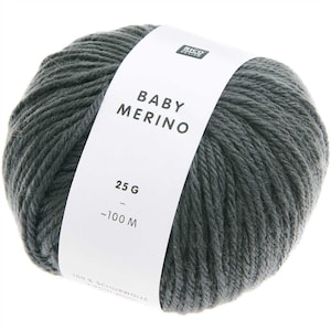 Anthracite - Baby Merino - 25g 100m - Rico Design