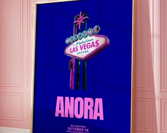 Anora Wall Art | Movie Poster | Digital Download | Wall Art Print | College Dorm | Gift Idea | Mikey Madison | Indie Film
