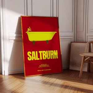 Saltburn Wall Art | Movie Poster | Digital Download | Wall Art Print | College Dorm | Gift Idea | Jacob Elordi