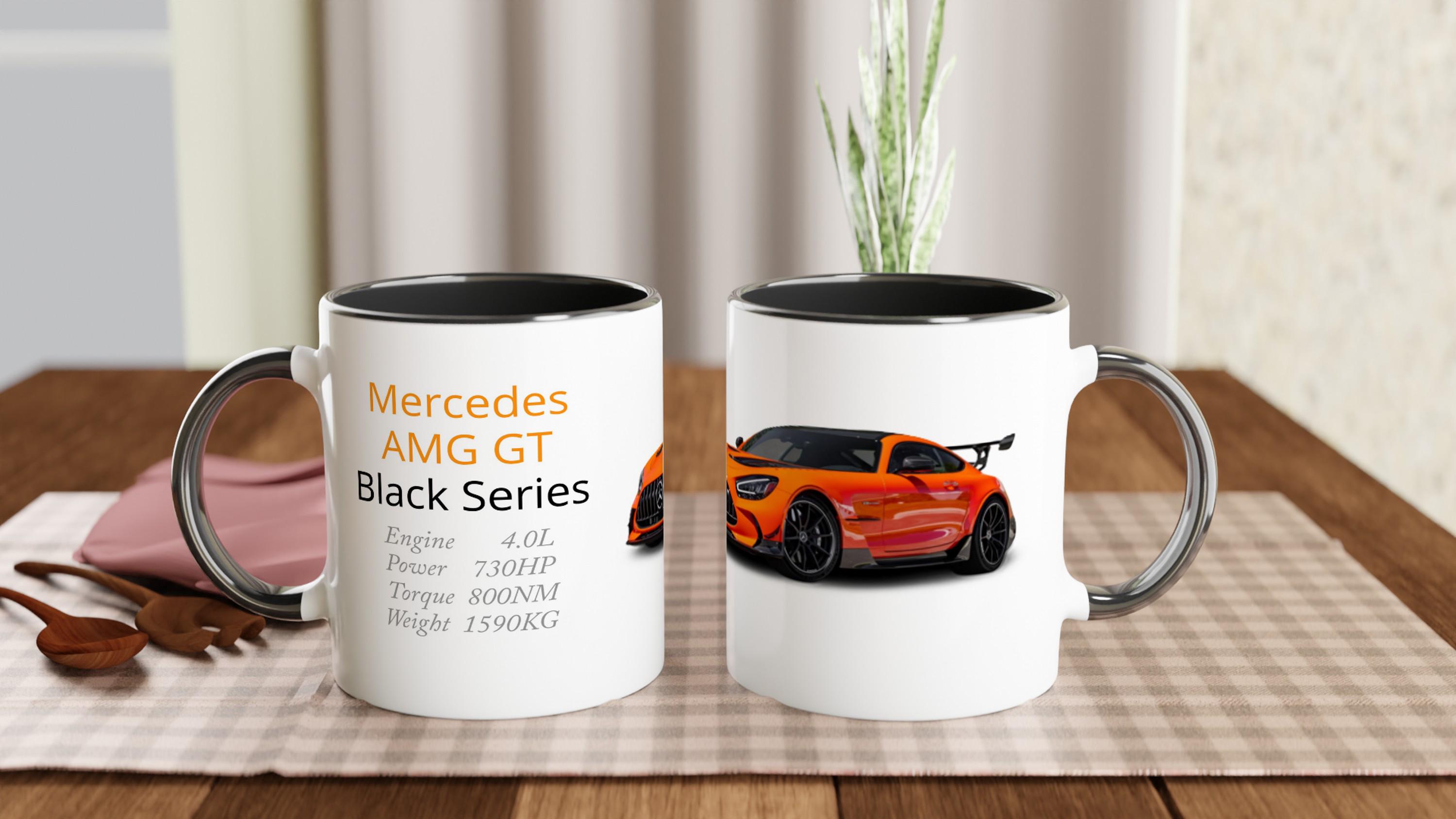 AMG GT Car Mug – Mercedes Coffee Cup – 11oz Gift for Car Guys