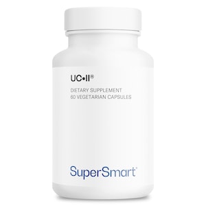 SuperSmart UC II Supplement 40mg per Day (Premium Collagen) - Undenatured Type II Collagen Supplement | 60 Vegetarian Capsules