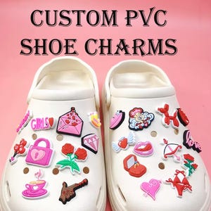 Ciondoli per scarpe in PVC personalizzati - Qualità premium - Realizzati su misura - Tempi di consegna rapidi - Ciondoli per scarpe in PVC personalizzati