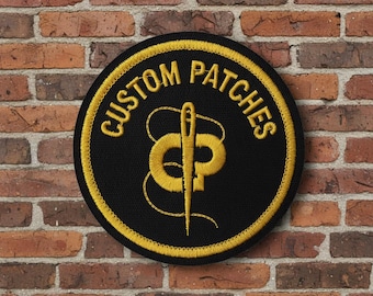 Custom Embroidered Patches , Iron On Backing, Custom Patches, Free Shipping, Personalized Logo Patches