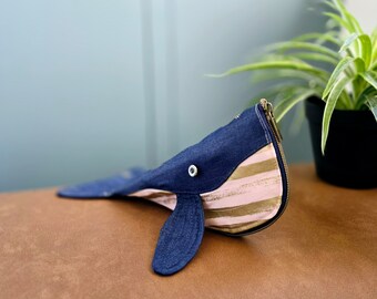 Whale pencil case // Australian made // school pencil case // pineapples