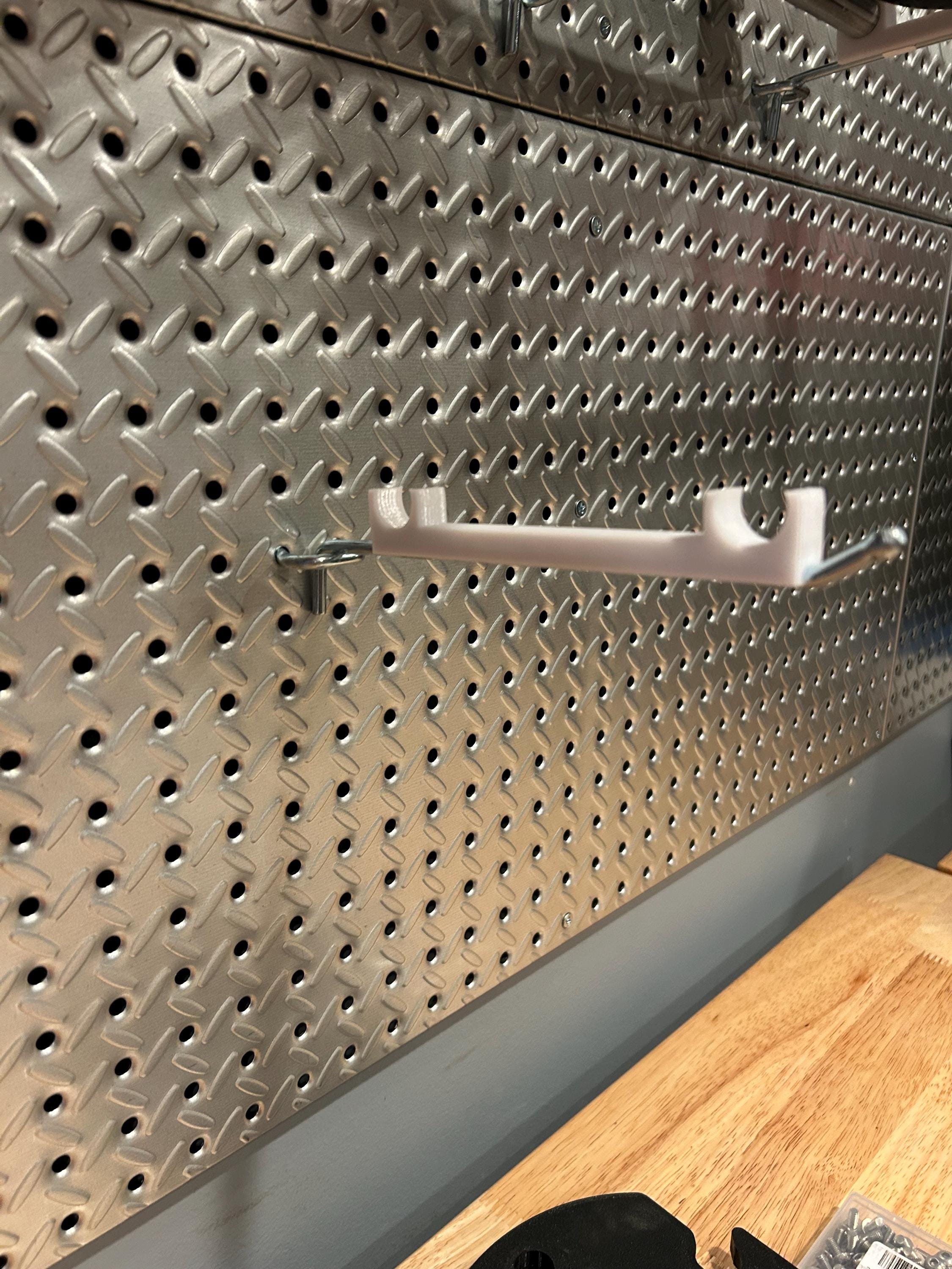 Pegboard Conduit Shelf Attachment STL File: DIY Filament Spool Storage ...