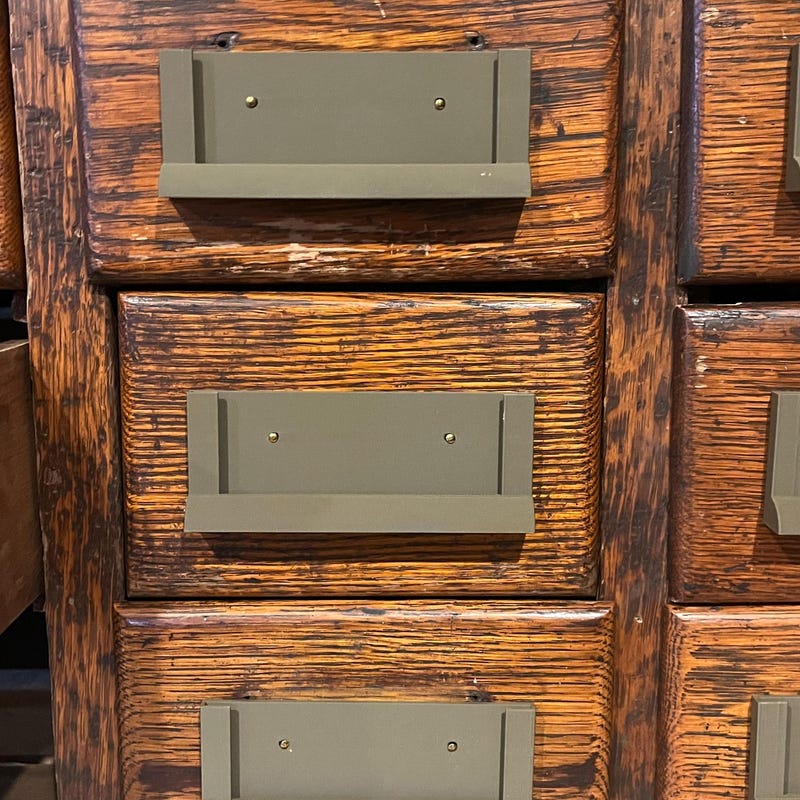 Label Drawer Pull Etsy