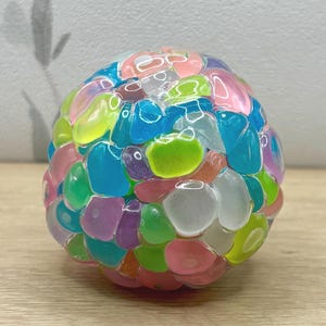 Glow in The Dark Noisy Stress Ball: Crunchy Fidget Sensory Gifts