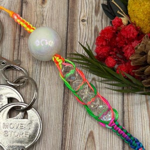 Fidgetspeeltje met kralen: tactiele sensorische sleutelhanger voor tieners en volwassenen