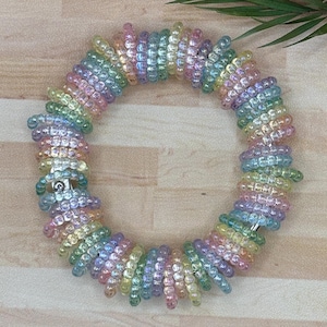 Fidget Spinner Hoop: Tactile Sensory Beaded Toy for Adults & Teens
