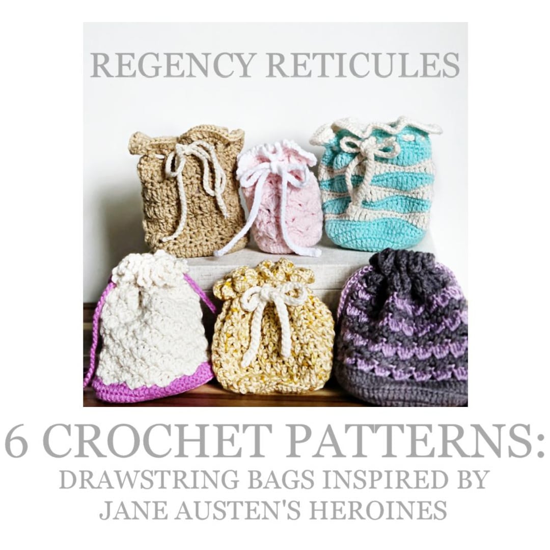 Regency Reticule Crochet Pattern Bundle: Jane Austen Inspired Bags (PDF ...