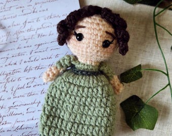 Crochet Elizabeth Bennet Doll: Handmade Jane Austen Pride and Prejudice Keepsake