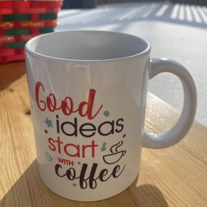 Good ideas start with a coffee: Motivational morning cup for creative minds