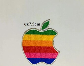 Apple Computer レインボーロゴフラッグ （吊下旗） File:Apple Computer Logo rainbow.svg - Wikimedia Commons