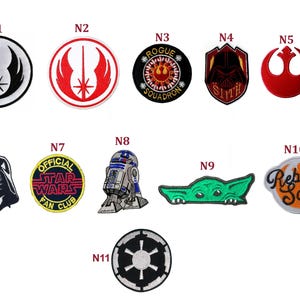 StarWars Red Rebel SITH Darth Vader Rogue Star Wars Patches Logo Transfer Iron On Sew On Patch