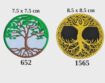 Tree of life Pine Celtic tree Applique DIY Cute Cool  Embroidered Sew Iron On Patch Jacket Jeans Leather Dress Transfer