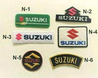Suzuki Auto Motorsport Sport Racing Geborduurde patch Badge naaien/opstrijken voor jas Jeans Tassen Fancy transfer