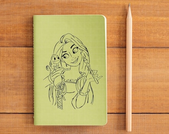 2241 - Rapunzel & Pascal Outline SVG, PNG, EPS - Disneyy Princess
