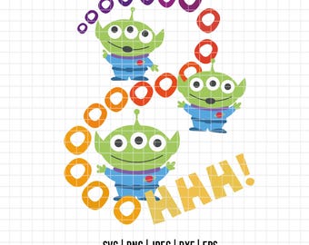 1945 - Aliens to Toy story  SVG, EPS, PNG- Toy story pizza planet clipart vector. Disney aliens of toy story dtf