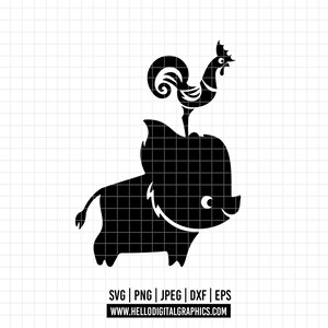 1964 - Pua svg, Heihei svg, Moana SVG, EPS, PNG- Moana clipart vector. Moana svg. Princess Moana. Disney&#39;s Princess Polynesian Moana svg,Dtf