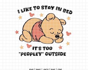 1099 - 名前入りくまのプーさん線画 SVG、Eps、Jpeg、Dxf、Png