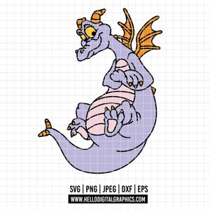 3342 - Figment, one little spark of inspiration line art SVG, EPS, PNG - figment clipart vector. figment scenes. disneey Figment dtf