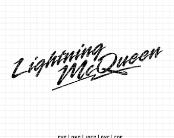 3187 - Lightning McQueen logo SVG, PNG, EPS - Cars Movie Clipart vector. Cars characters clipart. Lightning McQueen dtf.