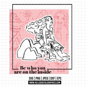 2376 - Moana cute phrases SVG, PNG, EPS - Disneyy Princess Moana dtf clipart vector. Moana quotes. Moana dtf.