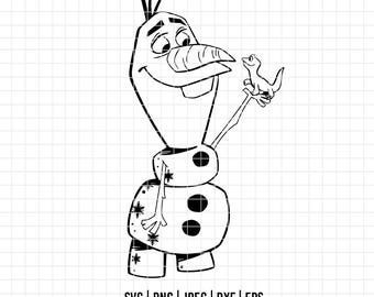 オラフ（アナと雪の女王）デジタルファイル - SVG/PNG/PDF/Jpeg - 子供