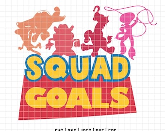 3064 - Toy Story squad SVG, PNG, EPS - Toy Story disneey squad clipart. Andy's friends. Disneyy trips. Disneey snack goals dtf