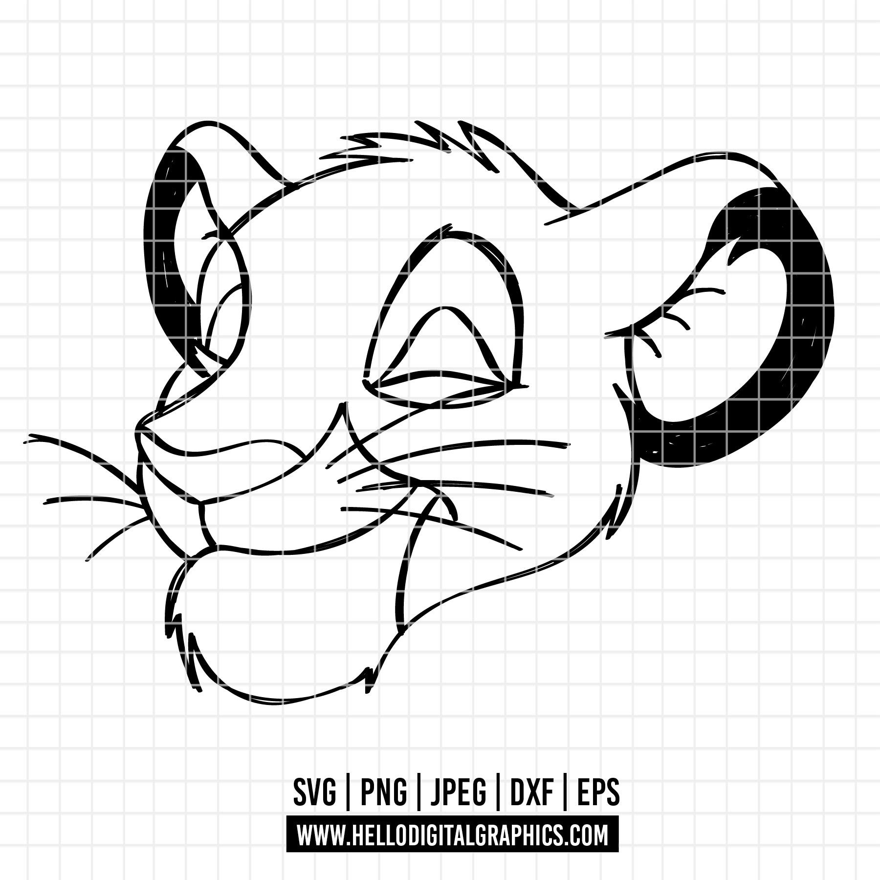 3044 - Baby Simba, the Lion King SVG,EPS,PNG - Little Simba Clipart ...
