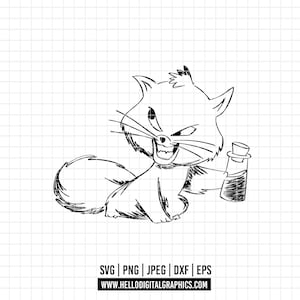 2102 - おしゃれキャット SVG、EPS、PNG - おしゃれキャットのクリップアートベクター。子猫のマリー、トゥールーズ、ベルリオーズのクリップアートSVG