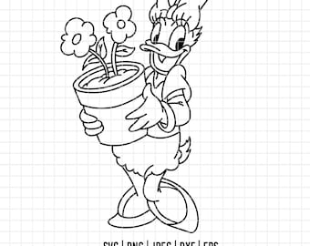 デイジーダック - デジタルダウンロード SVG - Etsy 日本