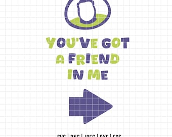 3046 - Buzz Lightyear till Toy Story SVG, PNG, EPS - Toy Story Disney-gruppen clipart. Andys vänner. Disney-resor. Disney-silhuett dtf