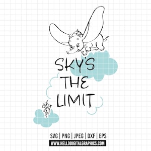 2679 - Dumbo Flying SVG, PNg, EPs - Disneey Dumbo iconic scenes clipart. Dumbo dtf, Dumbo scenes. Disneey dumbo dtf. Dumbo quotes