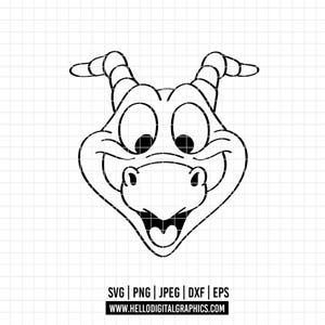 3085 - Figment, one little spark of inspiration outline SVG, EPS, PNG - figment clipart vector. figment scenes. disneey Figment line art
