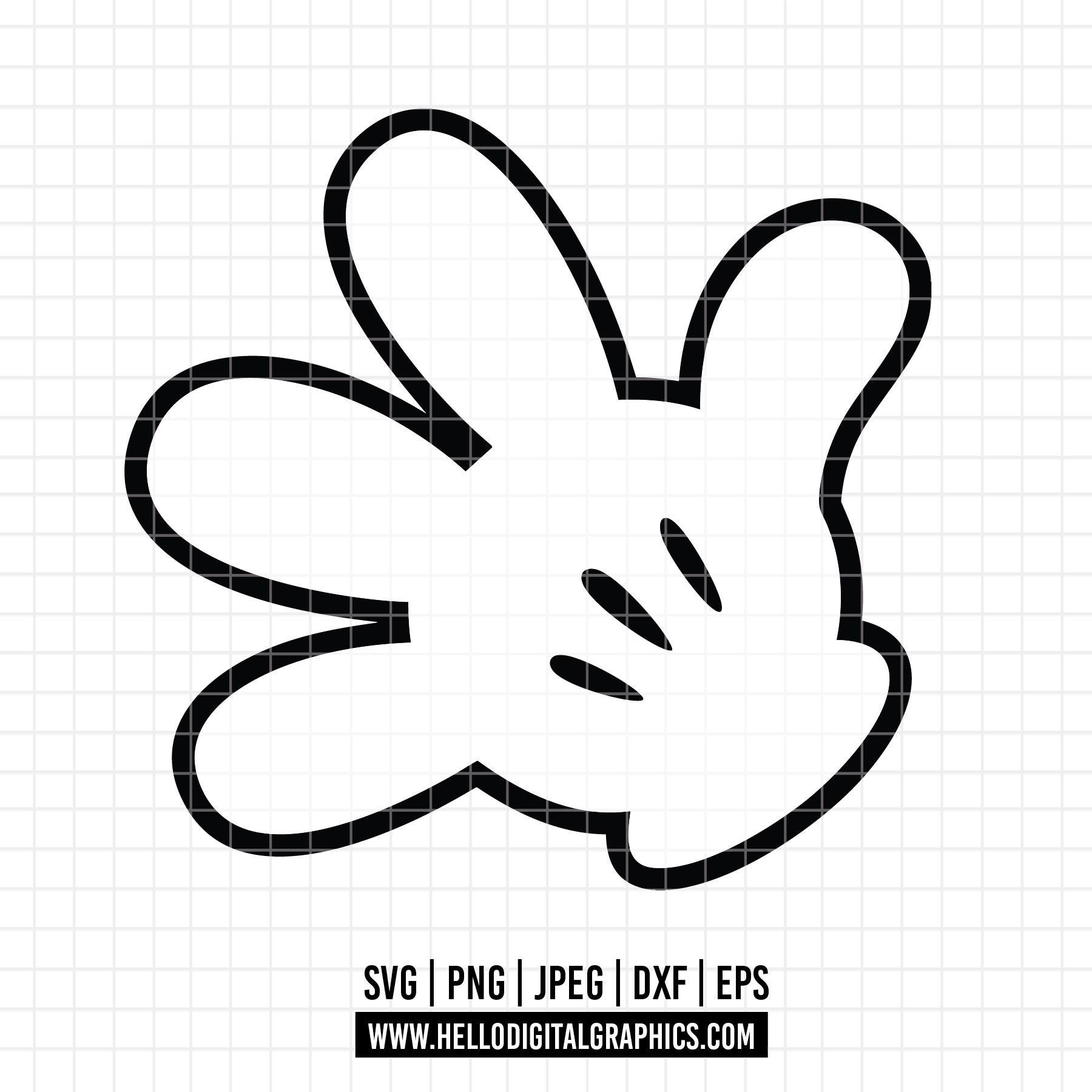 2618 - ミッキーの手 SVG、EPS、PNG - ミッキーの手のクリップアート