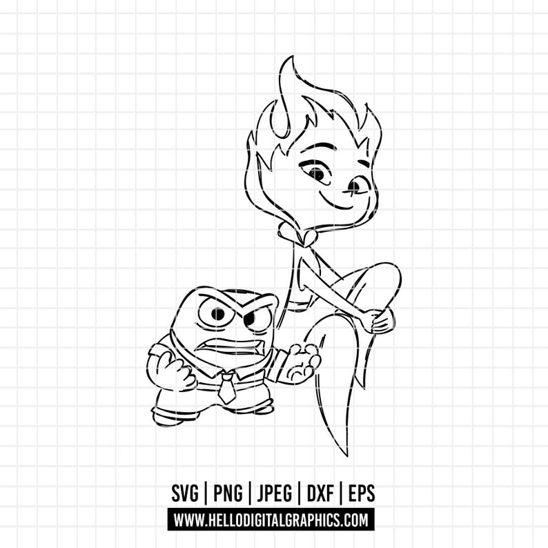1906 - Ember Lumen and Fury SVG, EPS, PNG - Ember Lumen Outline Clipart ...