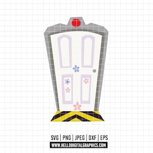 1958 - Monster inc. DTF, La porte SVG, PNG - La porte de Boo, monster inc. Vecteur clipart Disney. Monstre Disney inc. La porte de Boo
