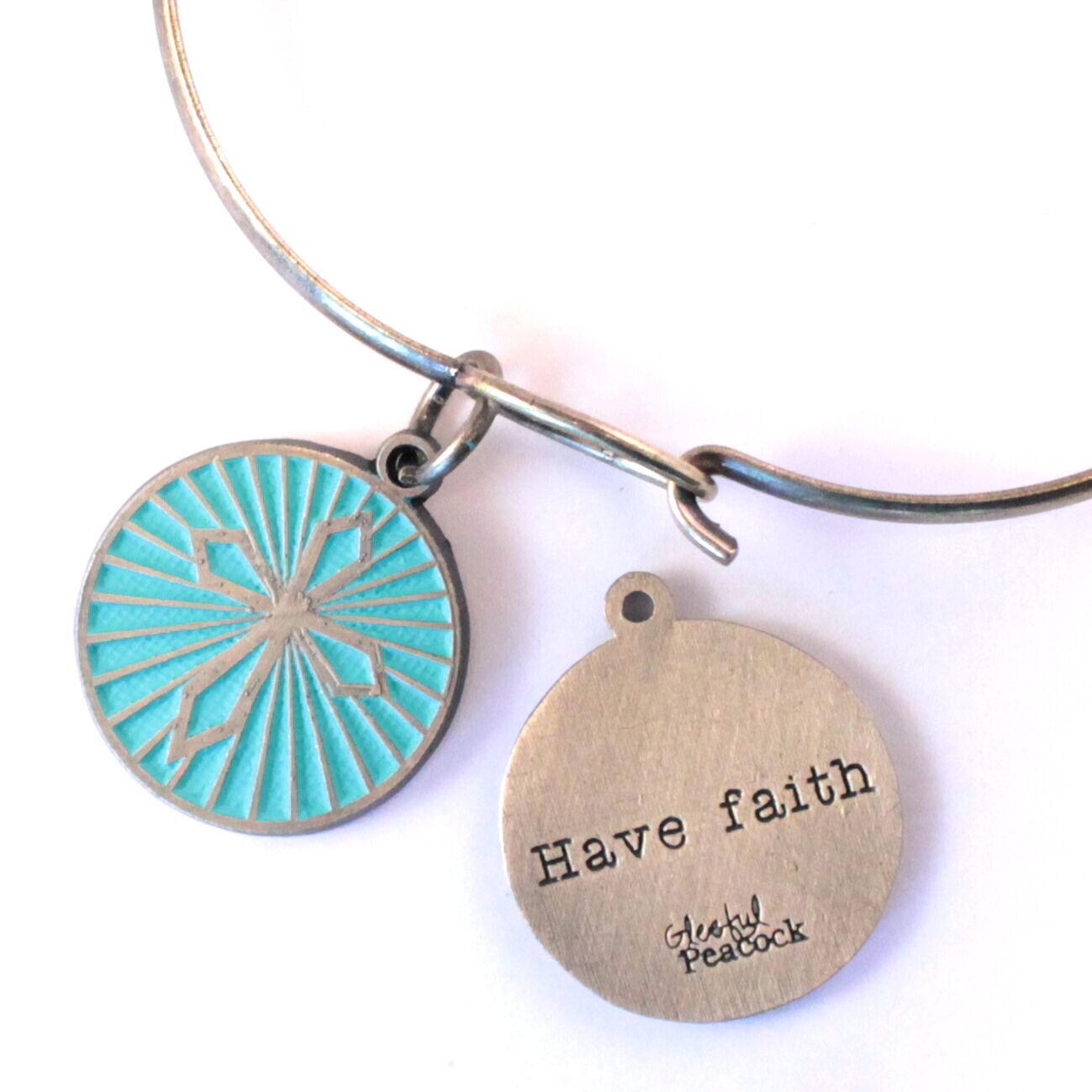 Faith Reminder Token Charm Necklace Bracelet and Charm Only Etsy