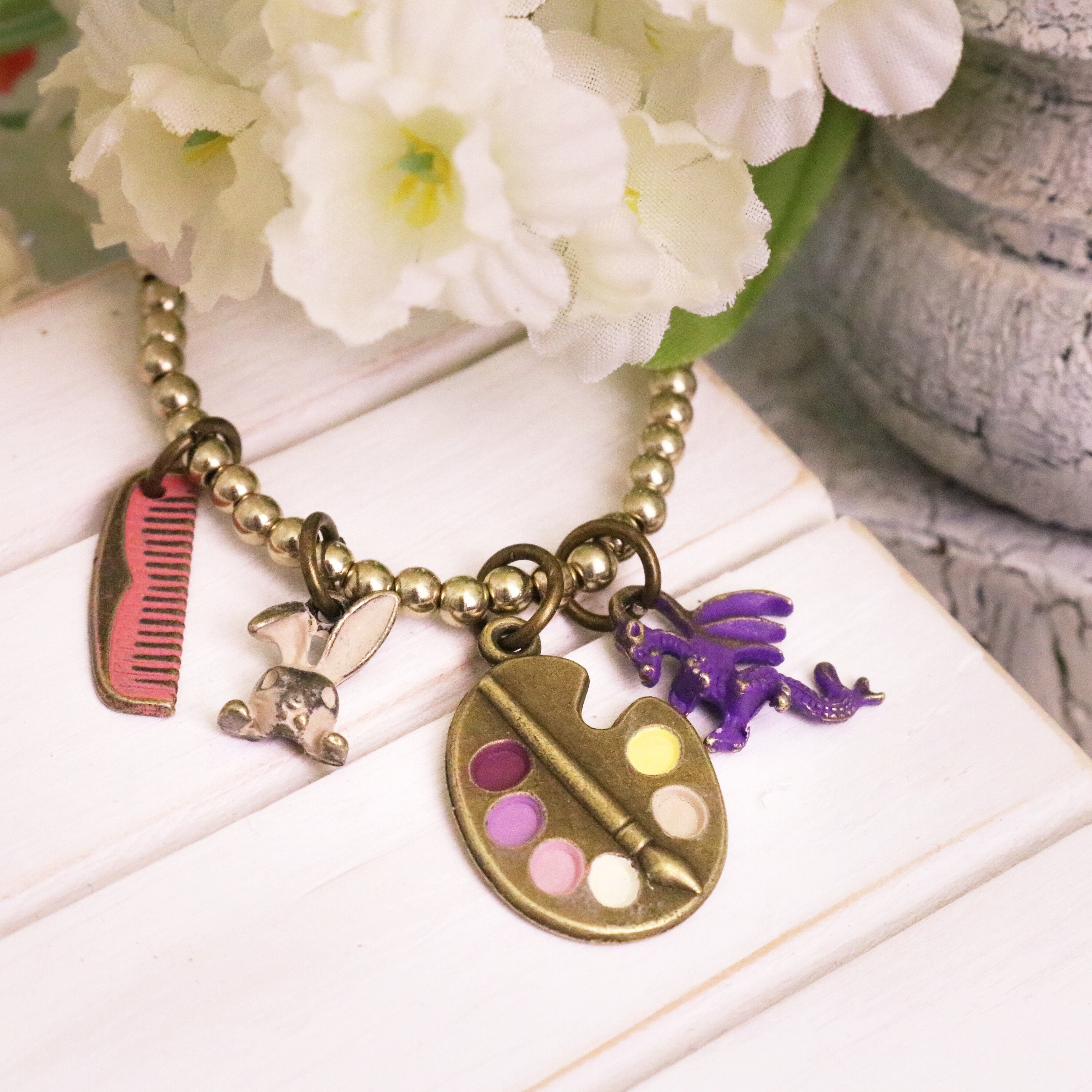 The Diaries Bracelet v.3,Butterfly Heart Charm Bracelet, Diary Bracelet |  eBay