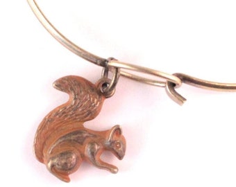 Squirrel Bracelet, Necklace, or Charm Only