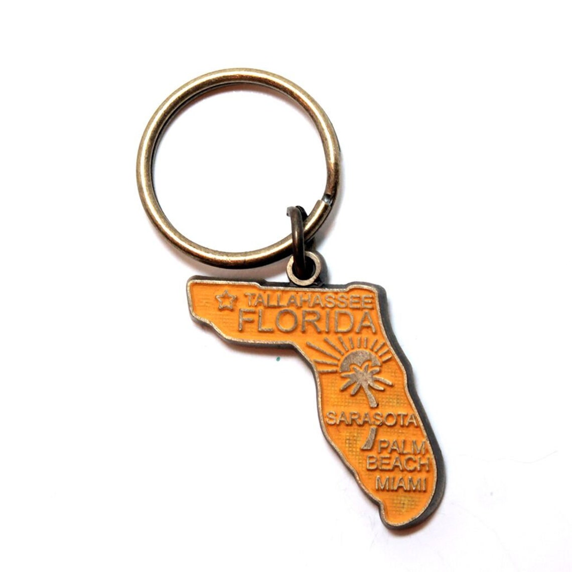 Florida Key Chain Etsy