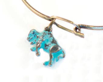 Buffalo Charm Bracelet, Necklace, Earrings or Charm Only - Hand-painted 3D Bison Charm - Kids - Adult sizes