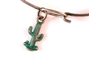 Saguaro Cactus Bracelet, Necklace, or Charm Only