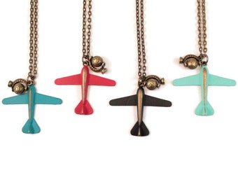 Wanderlust Plane Necklace