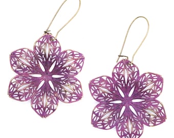 Adventurer Earrings - Lightweight Colorful Flower Earrings in 4 colors